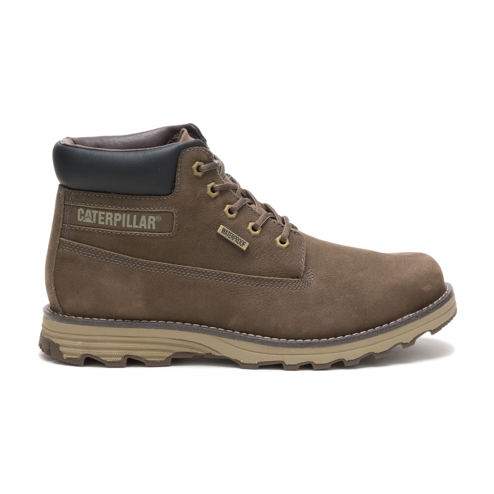 Men's Caterpillar Founder Waterproof Thinsulate™ Waterproof Boots Grey Ireland ELGU95710